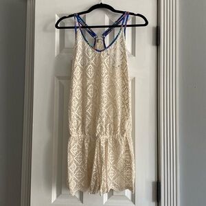 Maaji bathing suit coverup romper, medium